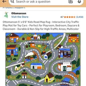 Colorful Educational Traffic Play Mat